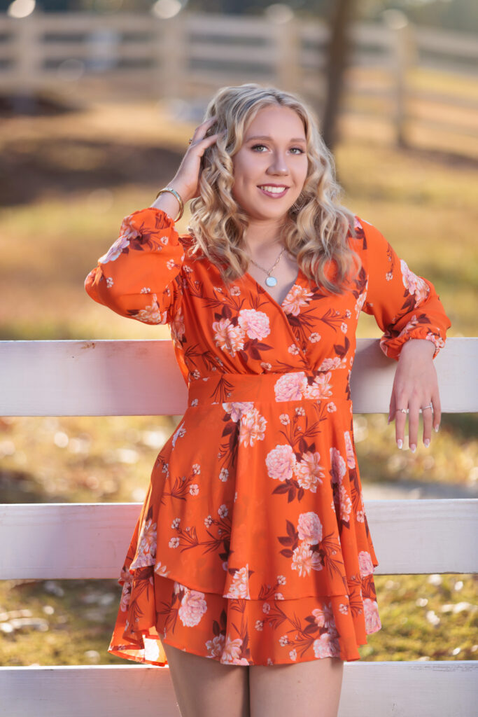 Fall Senior Sessions in Raleigh NC