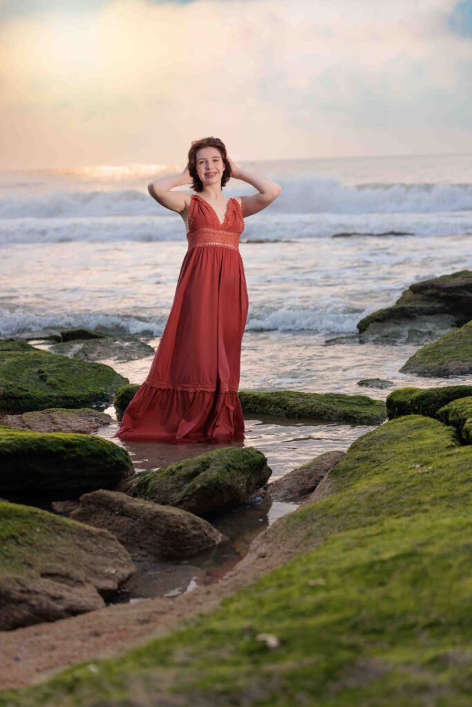 sunrise Senior Portraits at Kure beach