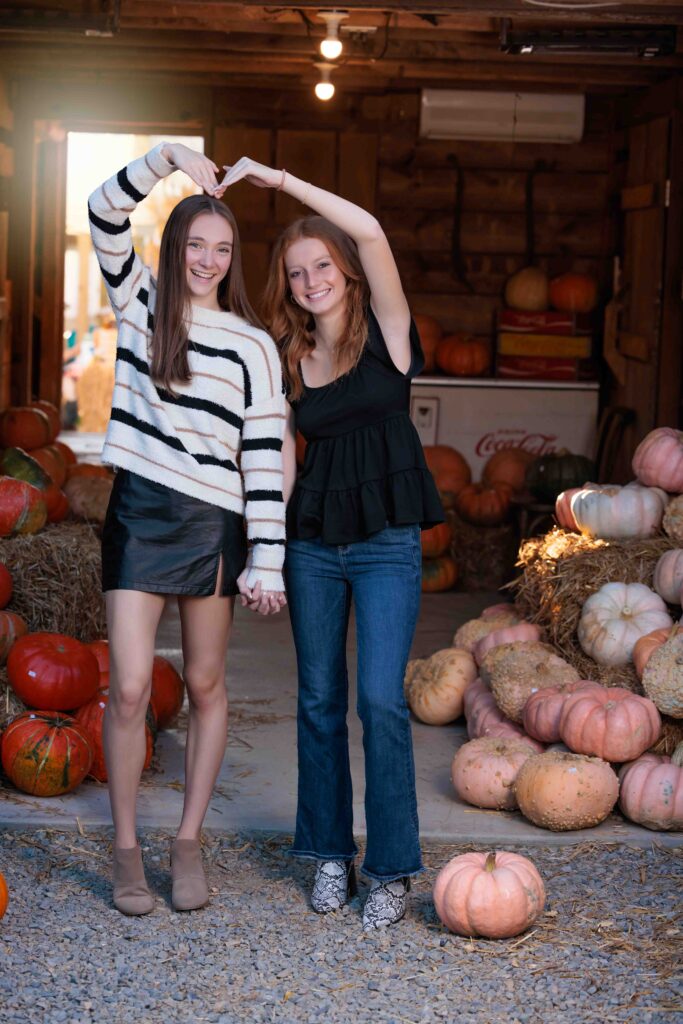 Raleigh Senior Pumpkin Patch Fall Portraits