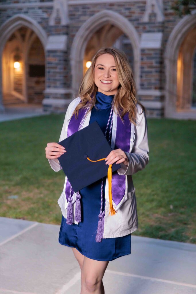 Durham Senior Portrait Photographer - Cap & Gown Portraits at Duke University