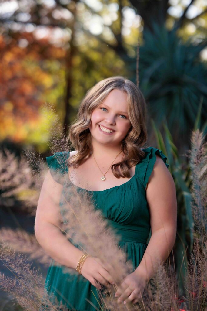 Vibrant Fall Colors for this NC High School Senior photos