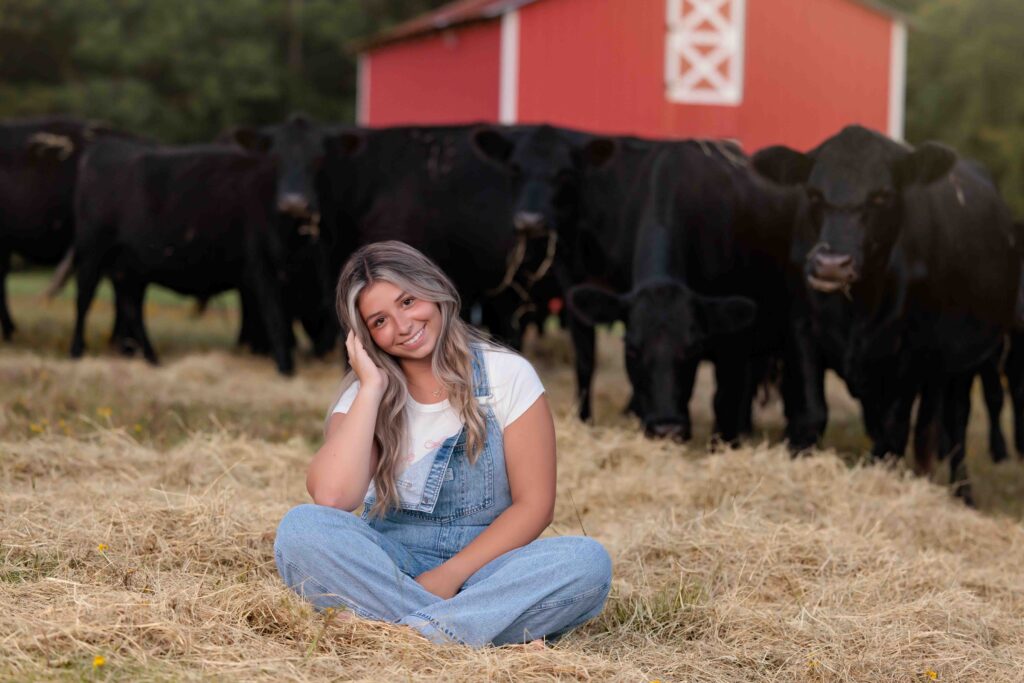 NC Senior Pictures at Farm