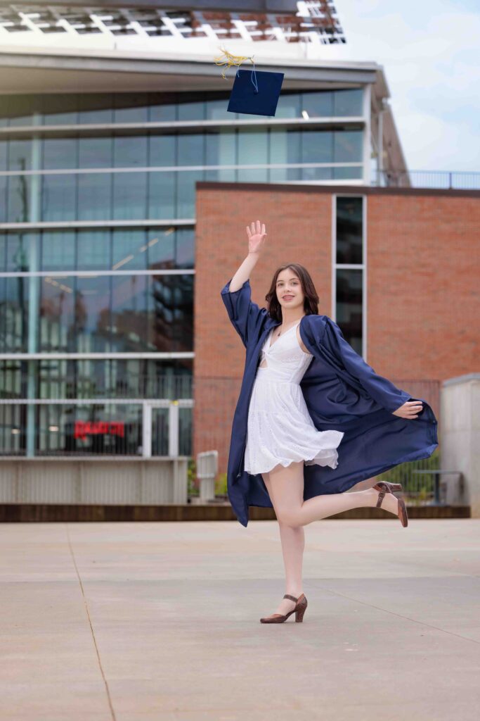 Downtown Raleigh Cap and Gown Portraits