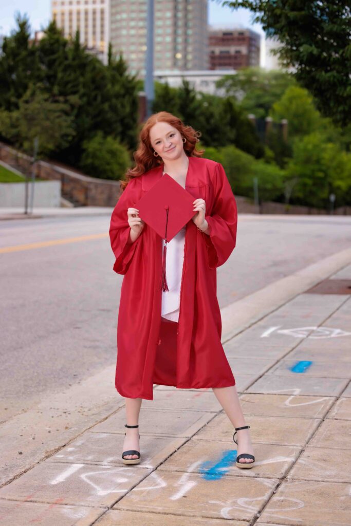 High School Cap and Gown Images in NC