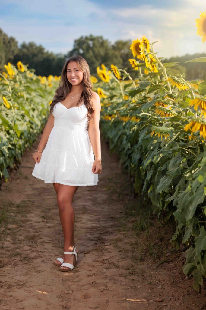Senior Raleigh Sunflower Images