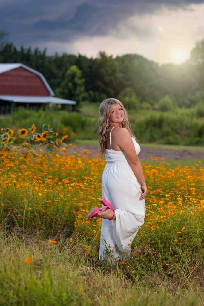Senior Photography in Flowers