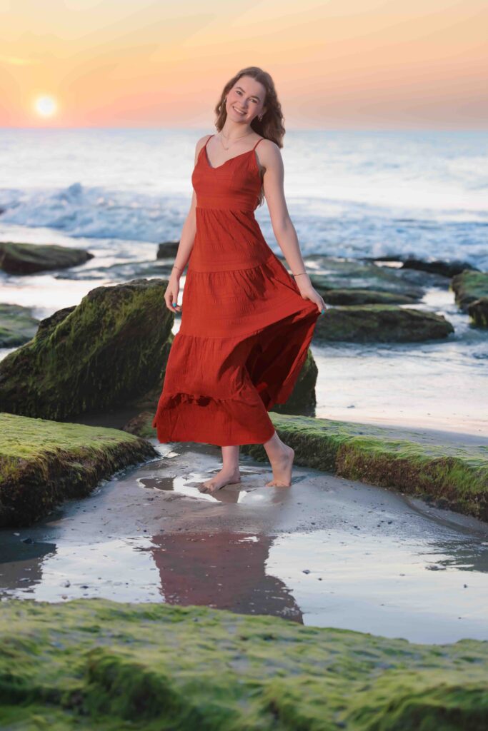 Senior Sunrise photos at Beach