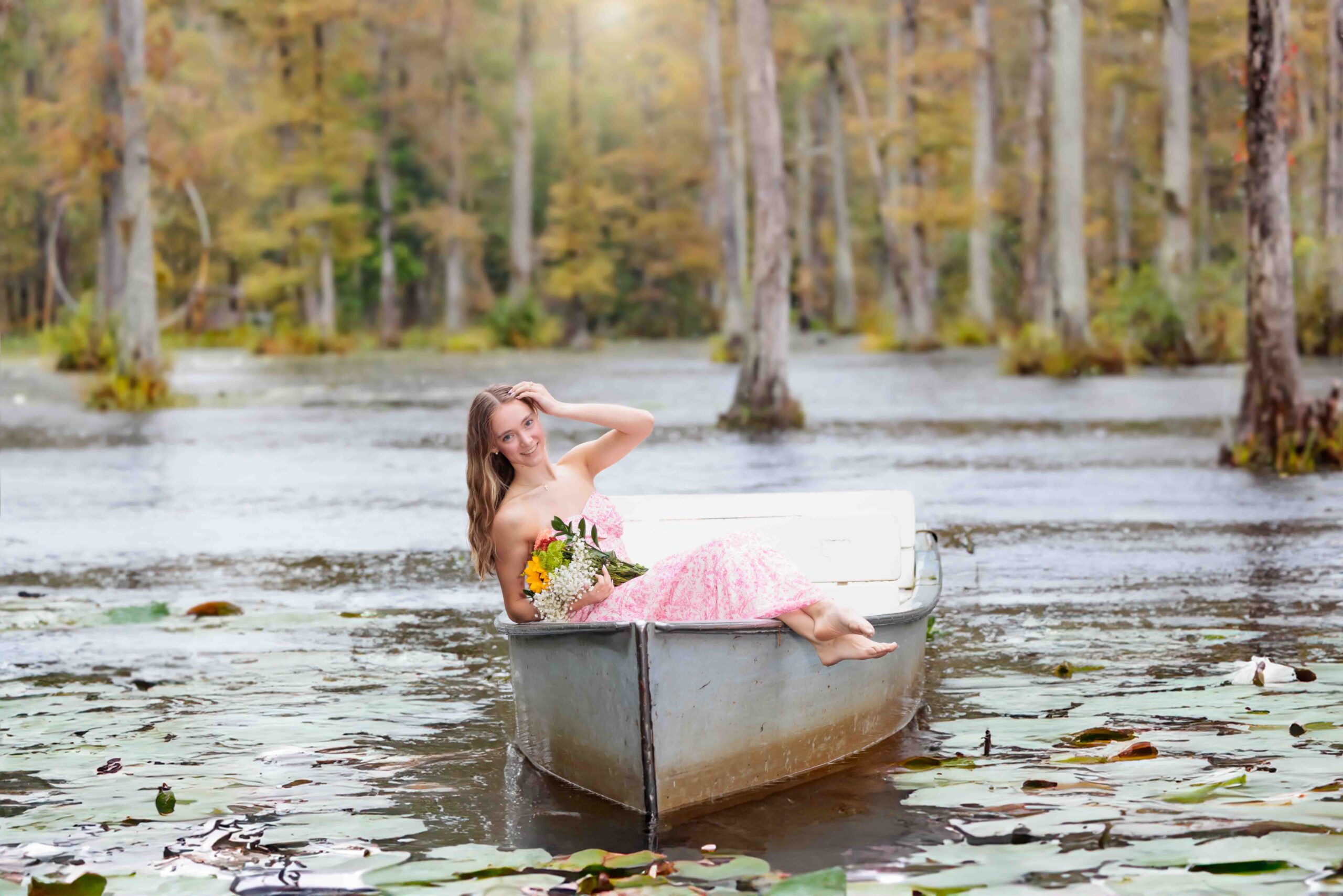 Cypress Gardens SC Senior Photography