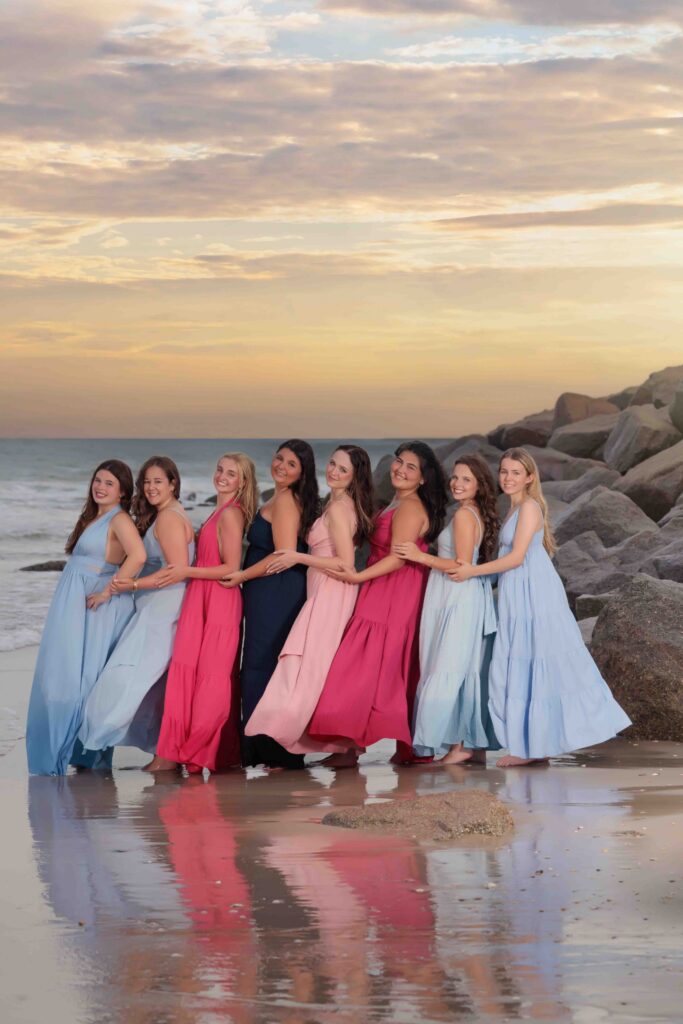 Ft Fisher Sunset group portraits